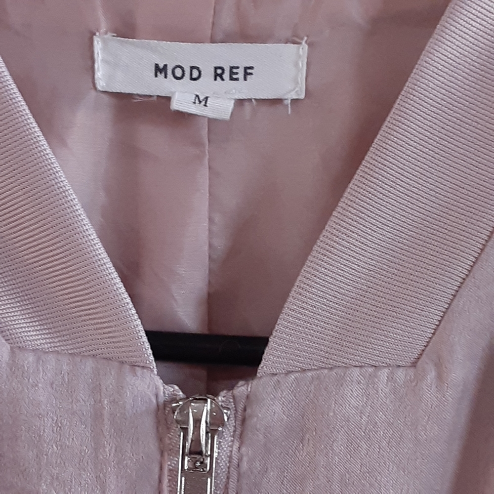Mod Ref, Pale Pink, Polyester, Full Zipper Baseba… - image 2
